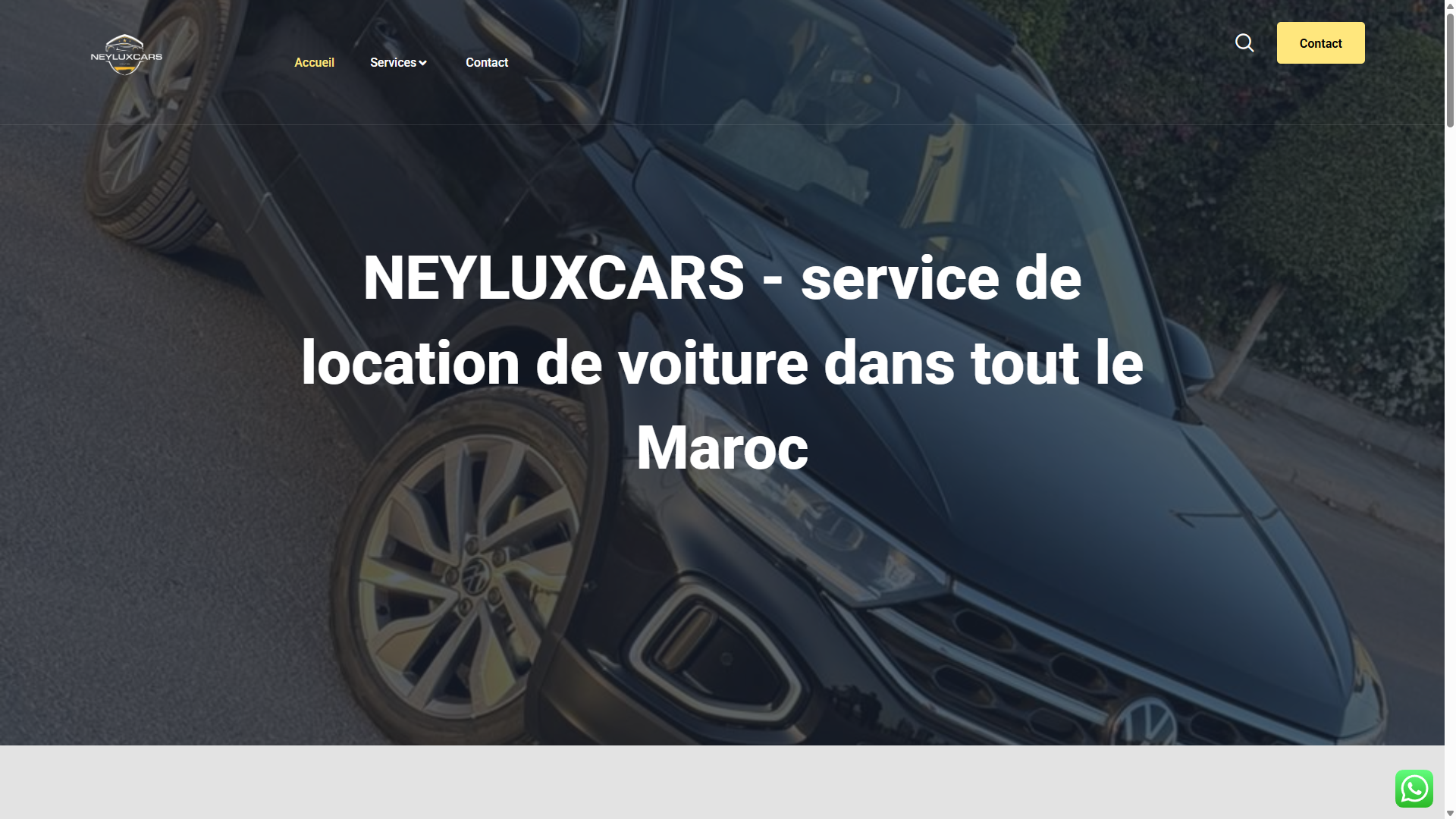 Site de réservation automobile NeyluxCars